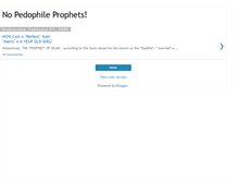 Tablet Screenshot of nopedophileprophets.blogspot.com