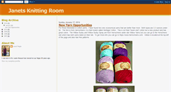 Desktop Screenshot of janetsknittingroom.blogspot.com