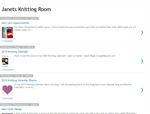 Tablet Screenshot of janetsknittingroom.blogspot.com