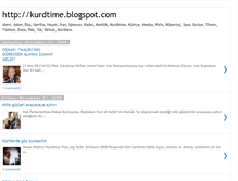 Tablet Screenshot of kurdtime.blogspot.com