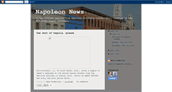 Desktop Screenshot of napoleon-news.blogspot.com