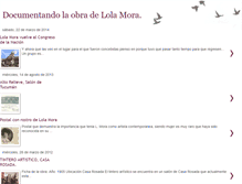 Tablet Screenshot of escultoralolamora.blogspot.com