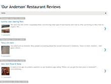 Tablet Screenshot of andersonrestaurants.blogspot.com