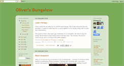 Desktop Screenshot of oliversbungalow.blogspot.com