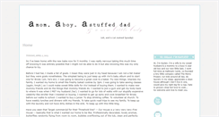 Desktop Screenshot of momboyandstuffeddad.blogspot.com