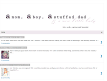 Tablet Screenshot of momboyandstuffeddad.blogspot.com