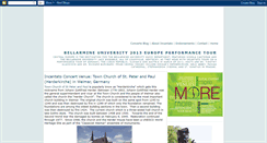 Desktop Screenshot of bellarmine-incantatotour.blogspot.com