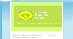 Desktop Screenshot of cradlecatholiceyes.blogspot.com