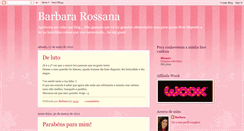 Desktop Screenshot of barbararossana.blogspot.com