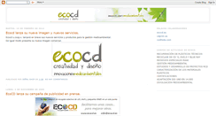 Desktop Screenshot of ecocd.blogspot.com