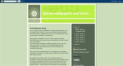 Desktop Screenshot of iphone-wallpics.blogspot.com