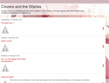 Tablet Screenshot of crystalclover.blogspot.com