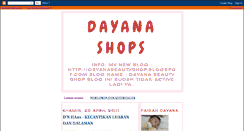 Desktop Screenshot of dayanabeautyshops.blogspot.com