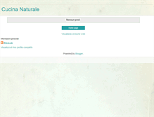 Tablet Screenshot of cucina-naturale.blogspot.com