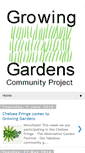 Mobile Screenshot of growinggardensproject.blogspot.com