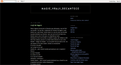 Desktop Screenshot of magie-vraji-descantece.blogspot.com