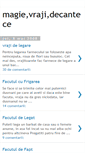 Mobile Screenshot of magie-vraji-descantece.blogspot.com