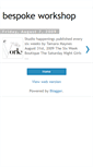 Mobile Screenshot of bespokeworkshop.blogspot.com