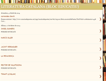 Tablet Screenshot of literaturacatalanabloceducatiu.blogspot.com