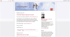 Desktop Screenshot of immortalpalace.blogspot.com