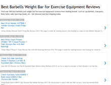 Tablet Screenshot of best-barbells-weight-bar-reviews.blogspot.com