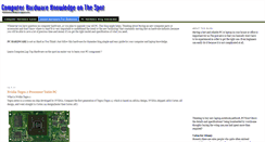 Desktop Screenshot of hardwareonthespot.blogspot.com