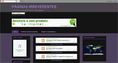 Desktop Screenshot of paginasirreverentes.blogspot.com
