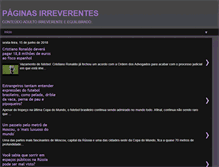 Tablet Screenshot of paginasirreverentes.blogspot.com