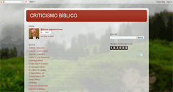 Desktop Screenshot of criticismobiblico.blogspot.com