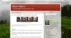 Desktop Screenshot of bizarrebigfoot.blogspot.com