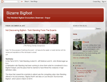 Tablet Screenshot of bizarrebigfoot.blogspot.com