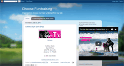 Desktop Screenshot of choosefundraising.blogspot.com