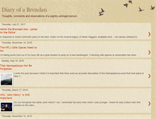 Tablet Screenshot of diaryofabrendan.blogspot.com