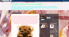 Desktop Screenshot of estudiarveterinariaencordoba.blogspot.com