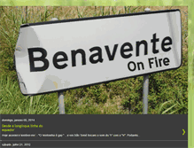 Tablet Screenshot of benaventeonfire.blogspot.com