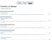 Tablet Screenshot of frontiersofwonder.blogspot.com