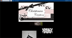 Desktop Screenshot of christensencreations131.blogspot.com