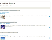 Tablet Screenshot of caminhosdecura7.blogspot.com