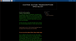 Desktop Screenshot of custom-guitar-transcription-specialis.blogspot.com