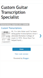 Mobile Screenshot of custom-guitar-transcription-specialis.blogspot.com