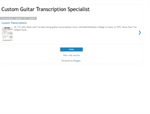 Tablet Screenshot of custom-guitar-transcription-specialis.blogspot.com