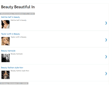 Tablet Screenshot of beautybeautifulin.blogspot.com