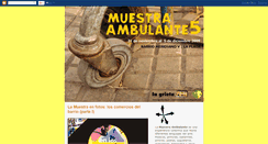 Desktop Screenshot of muestraambulante.blogspot.com