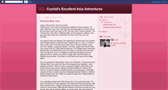 Desktop Screenshot of crystalsexcellentasiaadventures.blogspot.com