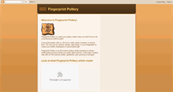 Desktop Screenshot of fingerprintpotterysh.blogspot.com