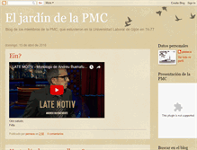 Tablet Screenshot of eljardindelapmc.blogspot.com