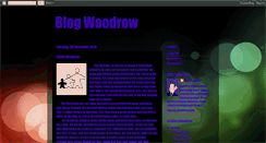 Desktop Screenshot of blogwoodrow.blogspot.com