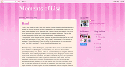 Desktop Screenshot of momentsoflisa.blogspot.com