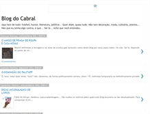 Tablet Screenshot of fcabral.blogspot.com