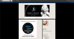 Desktop Screenshot of beautiful-marilyn.blogspot.com
